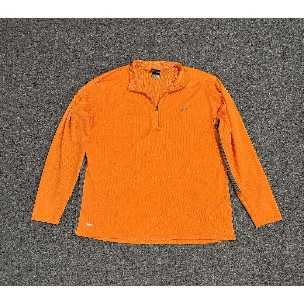 Nike 1/4 Zip Pullover Men's Size XL Orange